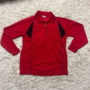Women’s Medium Red Tworoy Long Sleeve Horseback Riding Sunshirt. Good Condition.
